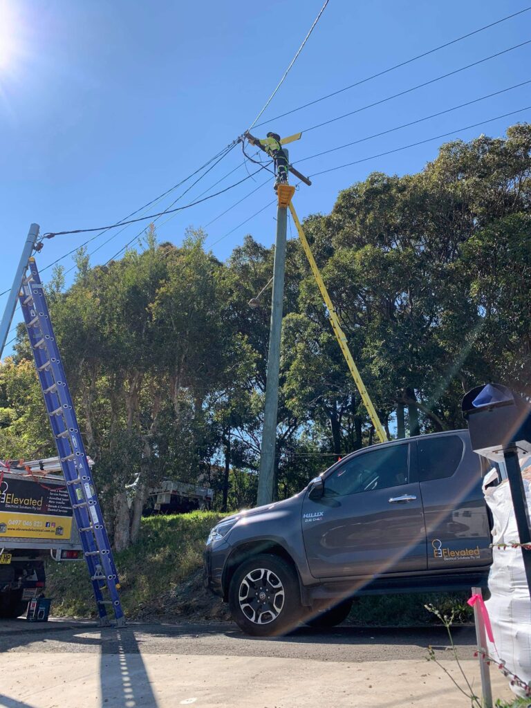 Highfields Pole  768x1024 - Level 2 Asp Electrician Newcastle